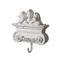 Angel Wall Hook White Cherub Wall Hook Classical for Entryway