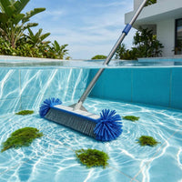 Long Pool Brush Threaded Sections Pool Cleaning Brush