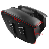 Universal Motorcycle Saddlebag with Straps, Large Side Bag, Tool Bag