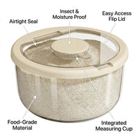 Airtight Food Storage Containers with Lids, Large Kitchen Storage for Cereal, Dry Food Storage Boxes - Image 6