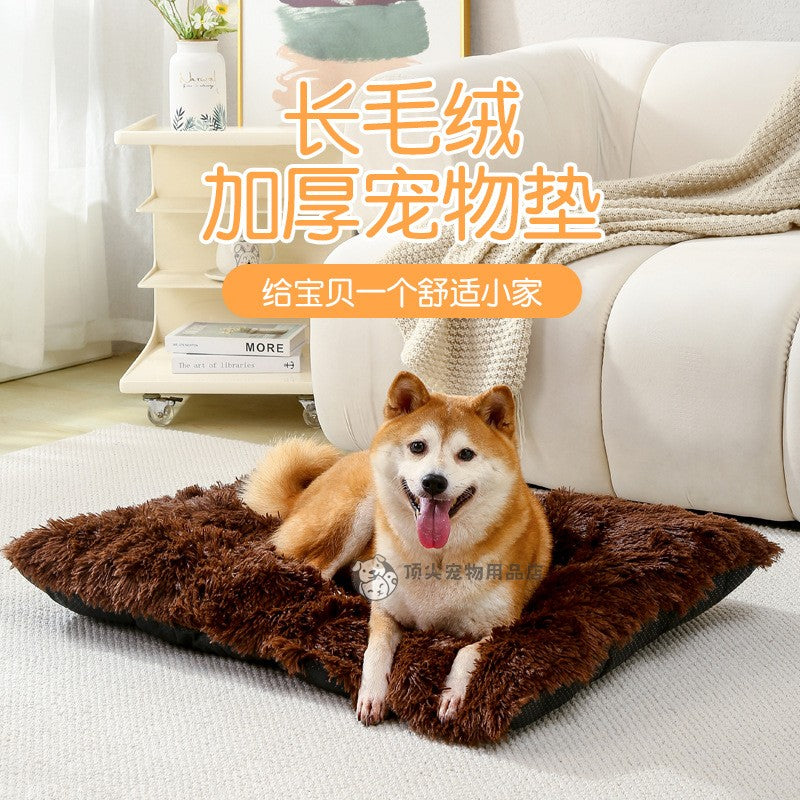 约克夏专用窝耐咬款小狗睡觉的狗窝垫子防撕咬床冬天睡垫冬季保暖