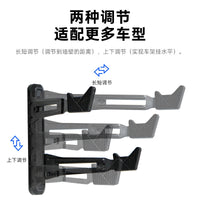Bicycle Wall Mount with Dual Adjustment, 40kg Capacity, Aluminum Alloy and Rubber