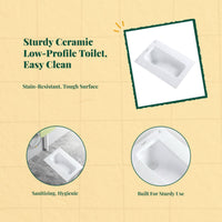 Odor-blocking cistern, easy install