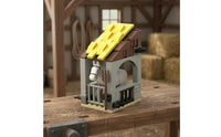65 Pieces Brick-Built Stable Display Quality MOC Horse Stall Kit Vintage Design Medieval Horse Stable Blocks for Adults, Scenes