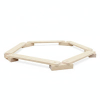 Wooden Balance Bridge Coordination Training Balance Bridge Toy STEM Children's Activity Equipment for Indoor Playroom