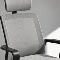 Ergonomic Office Chair with Headrest for Long Sitting Comfort