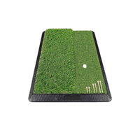 Anti-Slip Rubber Base Golf Hitting Mat Long-Lasting Construction Golf Swing Training Mat Weather Resistant Artificial Grass Practice Pad Shock Absorbent for Beginners, Indoor, Outdoor, Backyard, Home