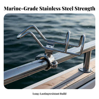 Stainless Steel Trolling Rod Holder Stainless Steel Boat Rod Holder Boating Accessory Rust Resistant