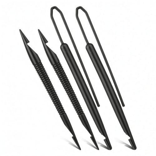 4 Pieces Hair Braiding Tool Set Braid Hook Set Latch Hook Implement