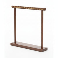 18-Hook Brush Stand Metal Hooks Desk Organizer Tabletop