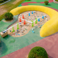 Outdoor Water Play Table, 148 Piece Sand Water Table Toy with Water Wheel, Mobile Water Play Set for Kids 4-6 Years