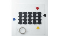 Universal Fit Guitar Pick Anti-Slip Sticker Symmetrical Encircling Design Silicone Pick Grip Silicone Plectrum Grip for Live Performance, Studio Recording