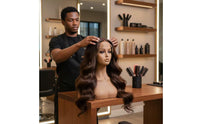 Hairpiece Display Head PVC Mannequin Bust Smooth Surface Earring Display Head for Salon