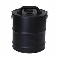 Ash Collection Bucket Large Capacity Dust Collection Drum Compatible Replacement Cleaning Accessory for Outdoor