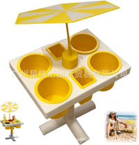跨境新品 Beach Table Outdoor Tray 无沙便携式沙滩桌户外托盘