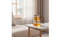 Glass Teapot with Infuser Clear Glass Teapot   Vessel for Simplicity Lovers