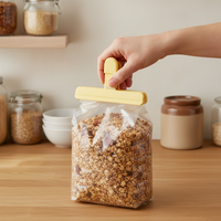 T-Type Food Bag Sealing Clips for Snacks and Chips, Moisture-Proof Plastic Bag Sealers