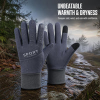 Unisex Winter Cycling Gloves - Touchscreen, Waterproof, Thermal, Windproof for Outdoor Sports & Motorcycle Riding