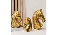 Ceramic Horse Bust Light Luxury House Decoration Modern Design for Entryway