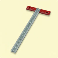 T-Shaped Ruler Exact Layout Carpentry Ruler Long-Lasting for Construction