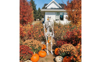 Articulated Skeleton with Movable Joints Halloween Poseable Skeleton Full Body Prop Bendable for Haunted House, Yard