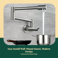 360° swivel wall faucet
