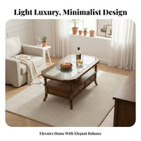 traditional design Square Carved Leg Table Minimalist Design Living Room Furniture Fully Assembled Spacious surface for Interior Designers, Families, Homeowners, Lounge Area, Home, Den
