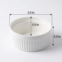 Anti-Tip Ceramic Reptile Water Bowl, Snake Accessories for Vivarium and Shedding Aid, Anti Escape Food Bowl for Geckos and Bearded Dragons