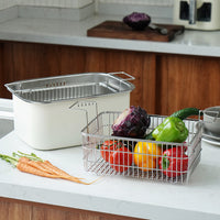 Japanese Style 304 Stainless Steel Multi-Purpose Colander and Frying Basket
