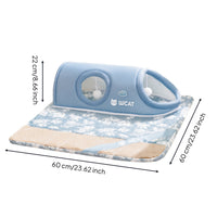 Feline Tunnel Bed Removable Mat Feline Play Tunnel Lightweight