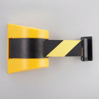 Wall-Mounted Retractable Belt Barrier Crowd Control for Warehouses, Shops, Workplaces