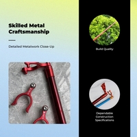 Rustproof metal bird feeder hook