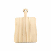 Mini Wooden Cutting Board DIY Project Handle Slicing Board Versatile Mini Wooden Serving Paddle for Crafters, Dining Table, Party