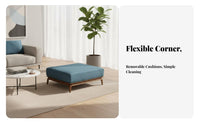 Corner Chaise Lounged Chaise Lounge Nordic design Sectional Sofa Modern Design Comfortable Seating for Families, partners, Den