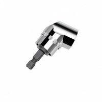 Tight Space Entry 105 Degree Drill Adapter Hard to Reach Spots 105 Degree Angle Adapter Compact Design Hex Shank Bit Holder Lightweight for Corners