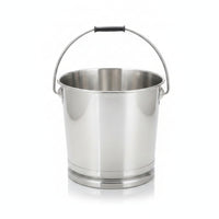 Household Container Stainless Steel Bucket 1.6mm Thick Thickened for Kitchen