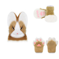 Hare Fursuit Furry Surface Bunny Costume with Paws Soft Bunny Costume Set for Cosplayers, Entertainers, Conventions, Photoshoots