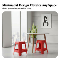 Stackable Stool Space-Saving Design Thickened Stool Nesting Utility Seat for Adults, Families, Dining Room, Kitchen, Classroom