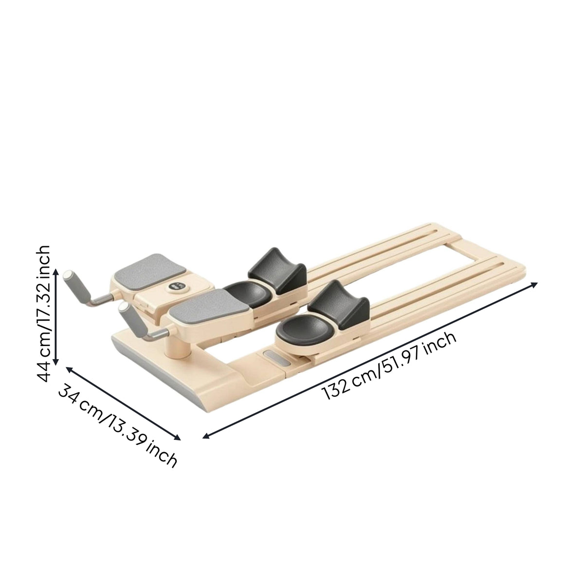 Adjustable-Length Crawling Exercise Machine with Sliding Rails Compact-Profile Crawling Training Machine Padded Crawl Training Machine Bodyweight for Home Gym, Small Areas