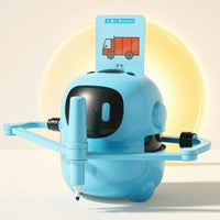 Educational Drawing Toy with Cards Interactive Drawing Robot Creative Learning Robot Child-Friendly for Children, Toddlers, Home