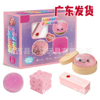 4-Piece Malt Sugar Squishy Box Stress-Relief Toy Blind Box