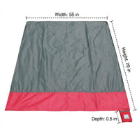 Picnic Blanket and Garden Rug for Outdoor Use, Lightweight Nylon Camping Mat and Beach Blanket, Foldable Camping Gear with Pouch, Rain Cover