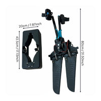 Foot Pedal Propulsion Unit Easy to Install Fishing Boat Pedal Drive Sturdy Inflatable Boat Propeller for Water Travel