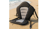 Kayak Seat with Backrest Adjustable Padded Kayak Cushion Removable Paddleboard Seat with Backrest for Paddleboarders, Kayaking, Paddleboarding
