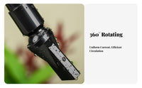 Power Circular Motion Nozzle Simulates Current Automatic Rotating Water Circulator Nozzle Submersible 360-Degree Design Degree Rotating Water Outlet