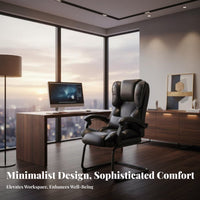 Reclining Sled Base Chair Adjustable Office Furniture Heavy-Duty for Executives
