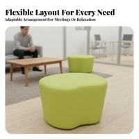 S-Shaped Couch Modern Design Lobby Sofa Rounded profile for Business Owners