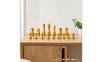 16 Pieces Chess Piece Ornaments Polished Miniature Chess Set Creative Decor for Collectors, Study