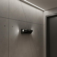 Wall Mounted Flashlight Push Button Function Hotel Emergency Torch for Hallways