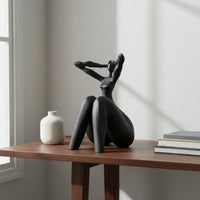 Abstract Human Figurine Creative Design Abstract Figure Statue Matte Finish Minimalist Figurine Available Office, Entryway, Living Room
